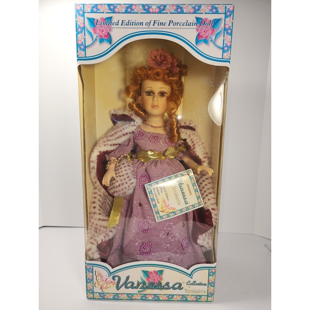 Porcelain Doll Vanessa Limited Collection by Timeless Treasures Series 2003 16"